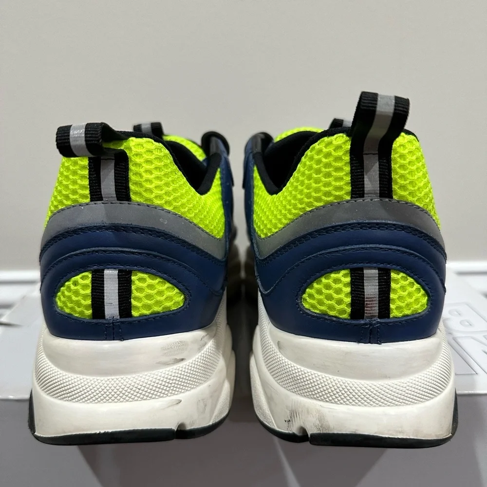 Dior x Kim Jones B22 Blue, Green & White Sneakers - Picture 3 of 10
